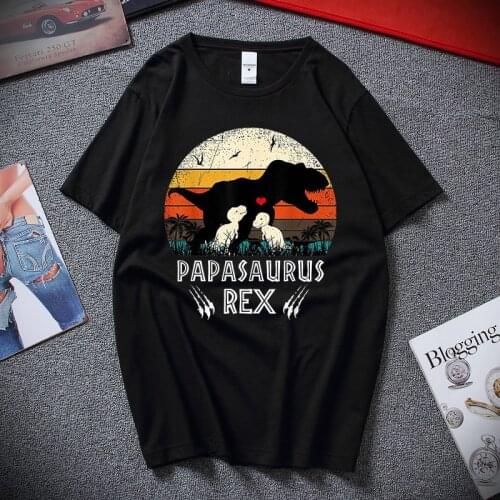 Best seller Papasaurus Rex Shirt Dad Father Dinosaur T-rex Tee Fathers Day Unisex XS-2XL oversized t shirt retro t shirt