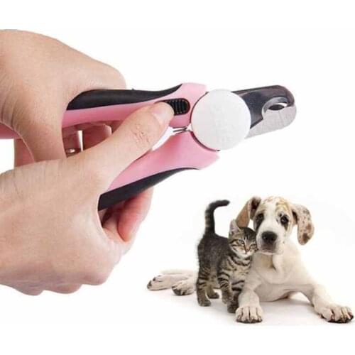 Dog Nail Clippers and Trimmer Guard to Avoid Over-cutting Nails &amp Free Nail File Razor Sharp Blades Sturdy Non Slip Handles