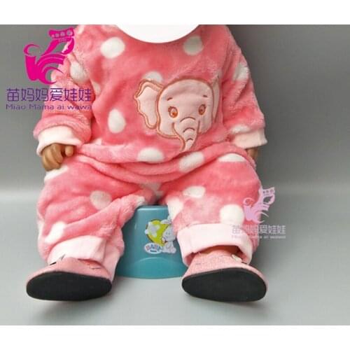 Cute cartoon elepant clothes set with hat for 18 inch girl doll, baby doll outwear children learn dress up toys