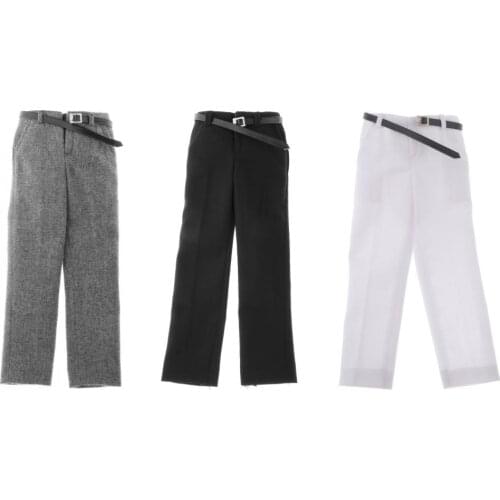1/6 Male Formal Pants Trousers Clothes Fit for 12" inch Male Action Figure