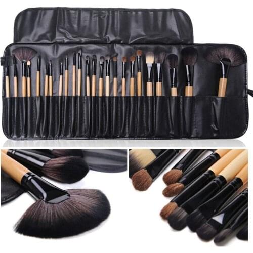 Gift Bag Of 24 pcs Makeup Brush Sets Professional Cosmetics Brushes Eyebrow Powder Foundation Shadows Pinceaux Make Up Tools