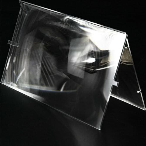 Optical PMMA Plastic Fresnel Lens Focal Length 185 120mm Suitable DIY Projector Solar Condensing Lenses 7inch Projectors Lentes