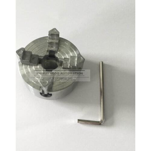 Free shipping 4 Jaw Chuck Z011A for Metal Mini Lathe M12x1mm Threaded Back 1.8~56mm/12~65mm Mini Collet Lathe Accessory