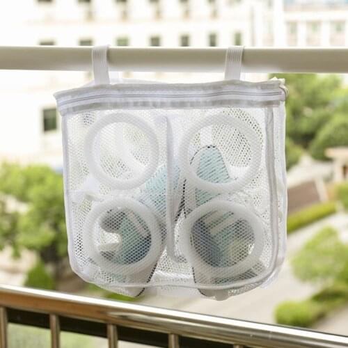Shoes Cleaning Protection Hanging Mesh Laundry Bag for Home Washing Machines Laundry Bags
