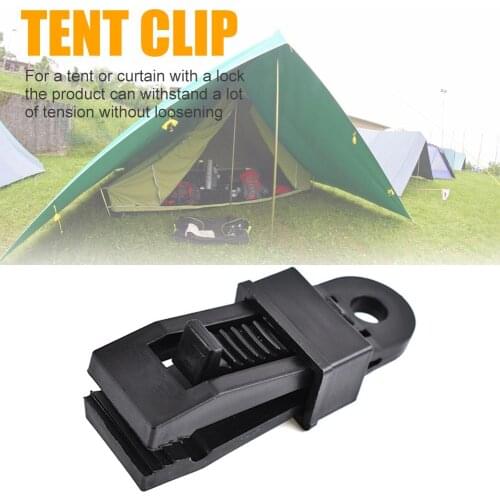 1pcs Large Canopy Hook Outdoor Camping Tent Tighten Hook Windproof Alligator with Barb Clip Tent Accessories