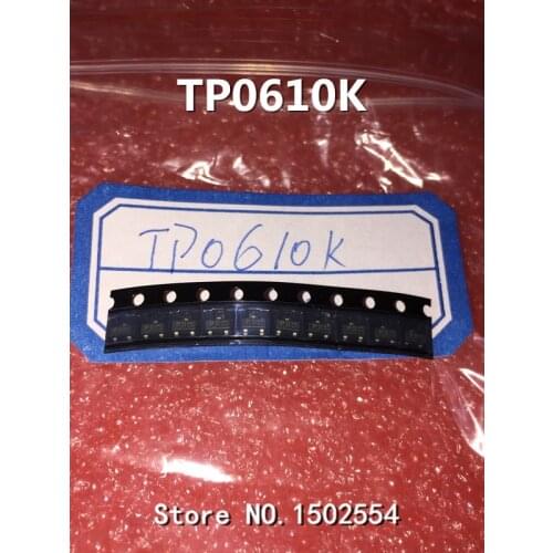 10PCS/LOT TP0610K-T1-E3 TP0610K B26 SOT-23 Field Effect P-CH 60V 185MA