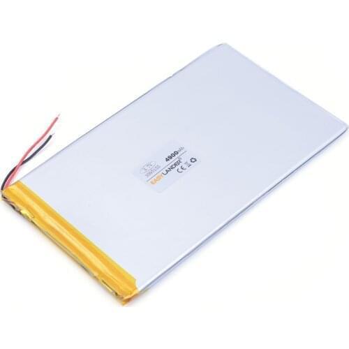 Large capacity 3.7 V 3095155 tablet battery 4900 mah each brand tablet universal rechargeable lithium batteries