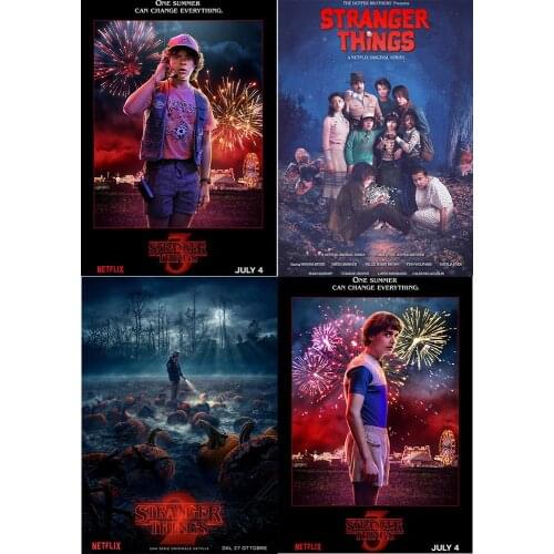 Diamond Painting Stranger Things 3 Diamond Inlaid Diamond Mosaic DIY Full Diamond Embroidery Home Decor