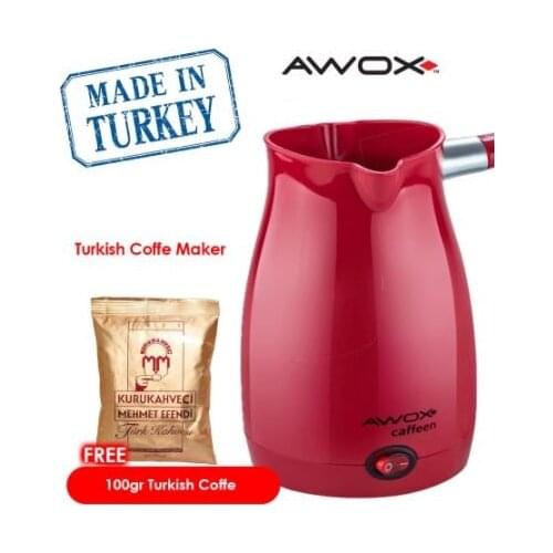 Awox Turkish Coffee Espresso coffee machine kettle home office making notes turkey FREE SHİPPİNG