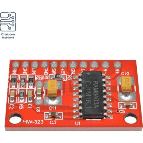 DC 5V PAM8403 3W x 3W Mini Digital Power Audio Amplifier Board DIY Stereo USB Power Supply for Arduino Amplifier Module