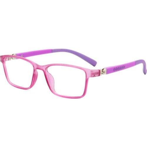For Kids Rectangle 360 Rotating Temples Anti Blue Light Optical Glasses Frames Protect Eye Student Computer Eyeglasses 50171