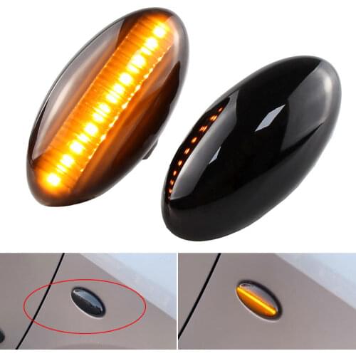 For Peugeot 307 206 407 107 607 Citroen C1 C2 C3 C5 C-Crosser Jumpy Dispatch LED Turn Signal Light Side Marker Indicator Light