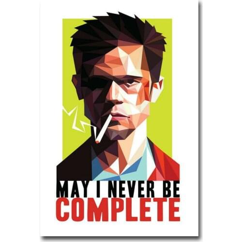 F163 Fight Club Movie 7 Silk Cloth Poster Art Bedroom Decoration