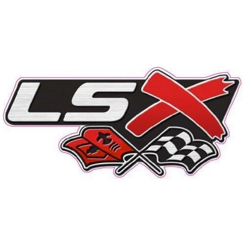 LSX Flag Car Sticker Windshield for Car Auto Motocross Moto Sport Start Racing Tuning Laptop Trunk High Quality Vinyl Cover PVC