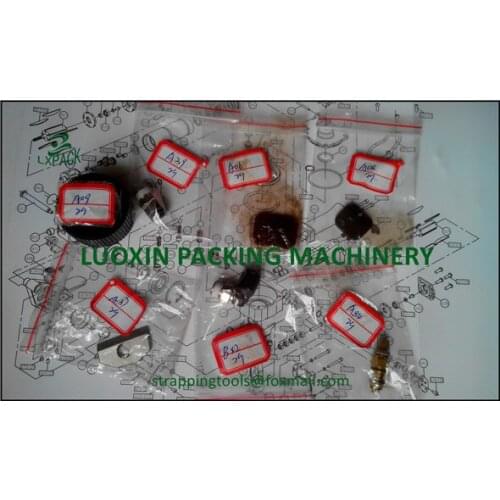 LX-PACK Tensioning Wheel Gripper Punch Die Half Shear Blade for battery strapping machine and pneumatic air PET Strip bander