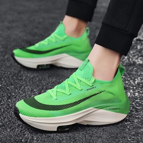 2021 Men Casual Shoes Zoomx Alphafly Breathable Marathon Tempo Next Flyease Black Green Trainers Sport Sneakers Men Shoes 39-46