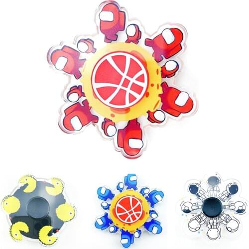 New Fidget Toys Among Us Running Fingertip Spinner Educational Toys Relieve Stress and Intellectual Development Gifts for Kids