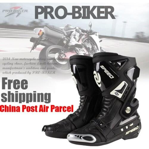 New Motorcycle Sports Boots PRO-BIKER SPEED BIKERS Breathable Motocross Racing Motorbike Riding Boots Shoes Protective Gear