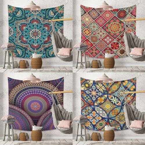 New Style Background Mandala Tapestry Boho Home Bedroom Decoration Wall Hanging Cloth Background Cloth