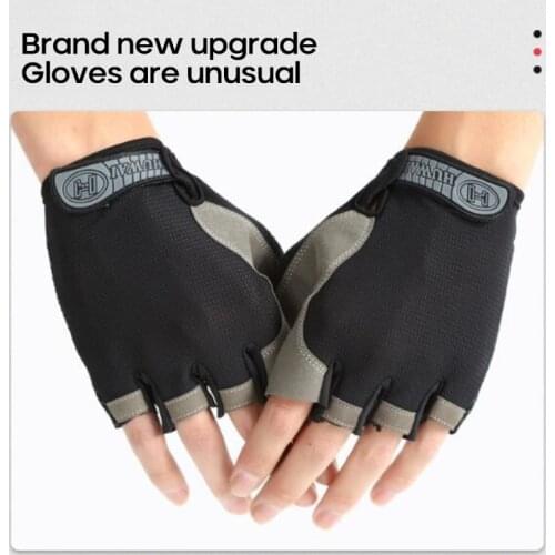 MTB Half Finger Cycling Gloves Outdoor Sport Gloves Bike Gloves Windproof Half Finger Gel Cycling Gloves Bicycle Accessories
