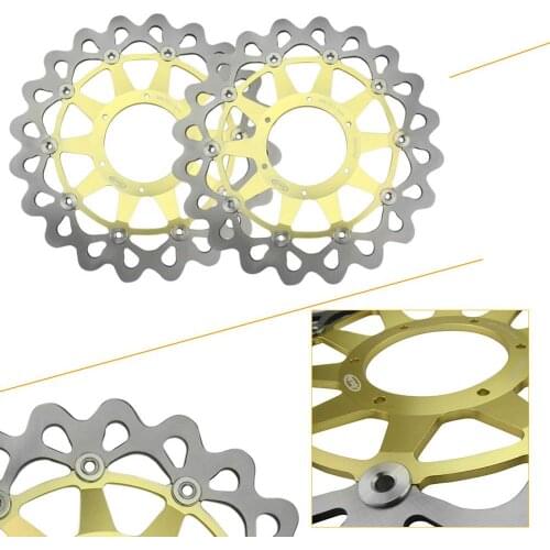 Front Brake Disc Rotors 2006 2007/VTR1000 SP1 RC51 2000-2004 Motorcycle Accessories CBR 1000 RR CBR VTR 1000 Gold 2001