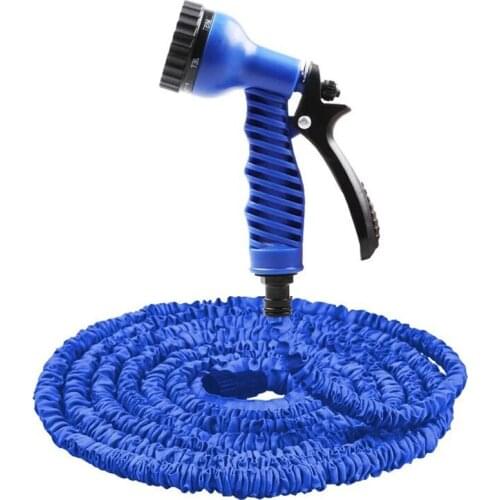 25FT-250FT Garden Hose Expandable Magic Flexible Water Hose EU Hose Plastic Hoses Pipe with Spray Gun To Watering Car Wash Spray