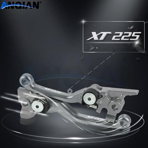 Motorcycle Dirt Pit Bike Motocross Pivot Brake Clutch Levers For Yamaha XT225 XT 225 1987-2010 2005 2006 2007 2008 2009 Parts