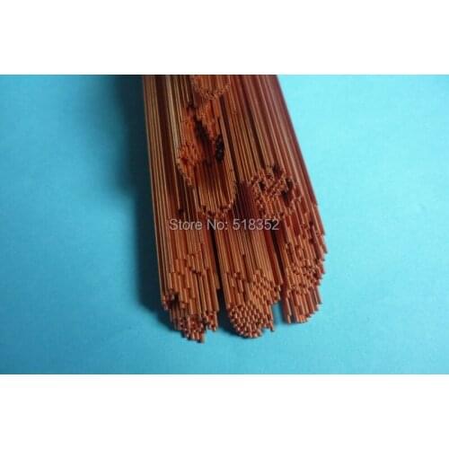 1.2mmx400mm Ziyang Copper Electrode Tube for EDM Drilling Machines Single Hole