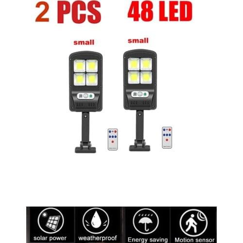 2 pcs tabular oblong 120LED Solar Torch Light Waterproof Garden Decor Landscape Lawn solar Lamp Path Lighting motion sensor remo