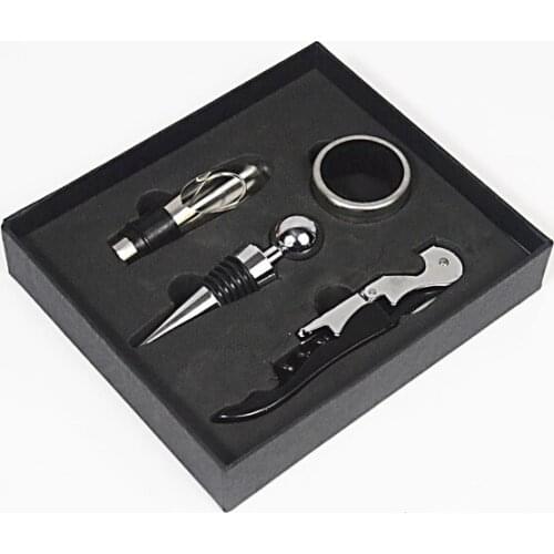20set=80pcs high quality red wine opener promotional / wine bar with a family of four cartons Set Supplies Home Supplies