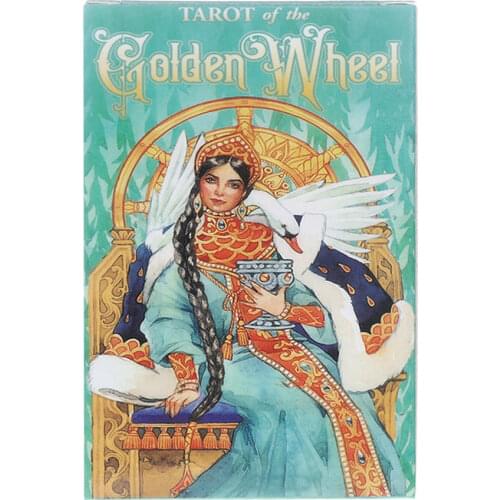 78 cards Oracle Tarot of the golden wheel Card Board Deck Games Palying Cards For Party Game