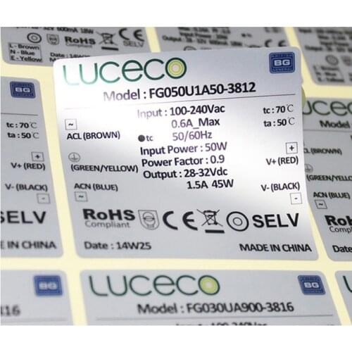 Customized CYMK four colors printing jar label sticker