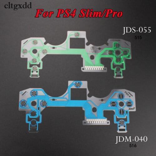 JDS 040 055 For Sony DualShock 4 Conductive Film Keypad for PS4 Pro Slim Controller PCB Circuit Ribbon Flexible connecting cable