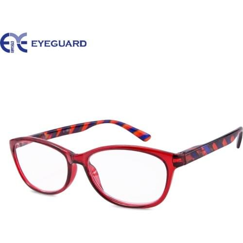 EYEGUARD Readers Transparent Colorful Design of Thin and Elegant Womens Reading Glasses with Beautiful Patterns for Ladies
