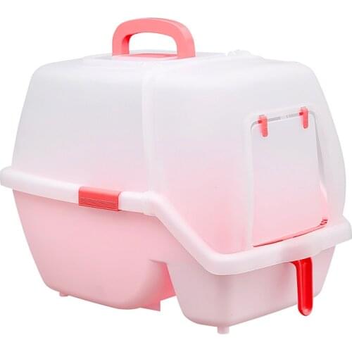 Fashion Durable goods quality Cat Toilet Training Kit PP Material Cat Toilet Litter Box,hooded cat litter box