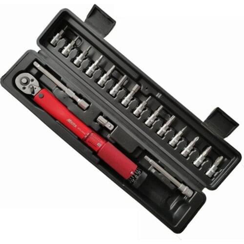 1/4 Inch 2-24Nm Torque Wrench Set Bicycle Torque Kick Wrench Tool Adjustable Bicycle Repair Tool