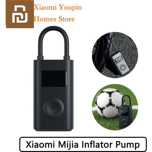 Original Xiaomi Mijia Portable Smart Digital Tire Pressure Detection Electric Inflator Pump For Bike Motorcycle Car Football