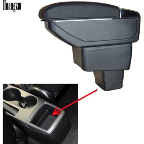 For Mazda 2/Mazda2/demio armrest car Centre Console Storage Box interior Arm rest car-styling automobile accessories 2008-2018