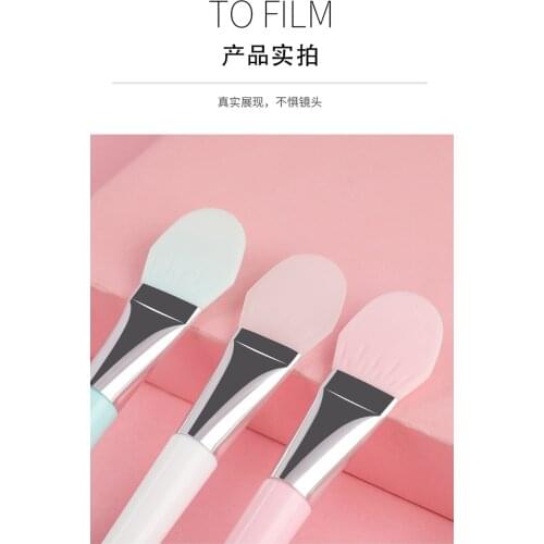 Silicone brush Double head mask brush silicone soft hair applicator mask beauty tool