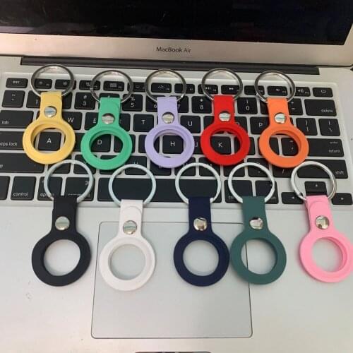 Silicone Protective Cover For Apple Airtags Wireless Tracker Carry Case Anti-lost Device Protector Shell for Airtag Accessories