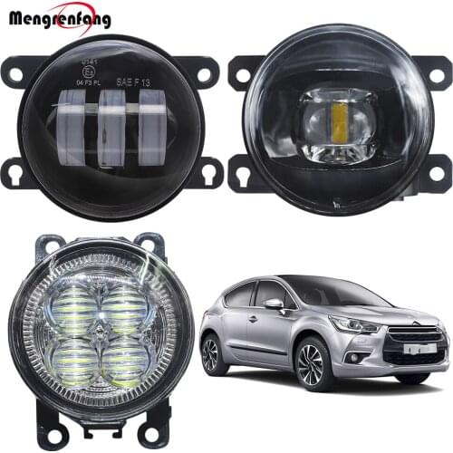 LED Fog Light Assembly For Citroen DS4 2011 2012 2013 2014 Car Front Bumper Lens Fog Lamp DRL Daytime Running Light H11 12V