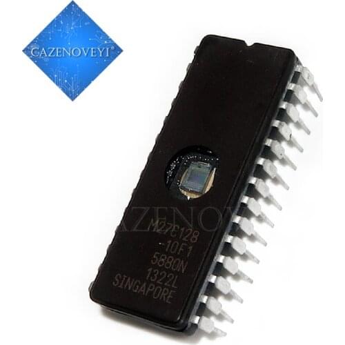 10pcs/lot M27C128-10F1 12F1 100F1 70F1 27C128 CDIP-28 In Stock