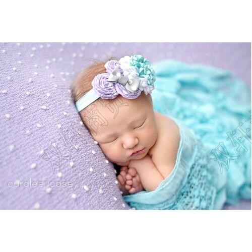 150*100cm Knit Bobble Wraps Mini Small Ball Wraps Newborn Baby Photography Backdrops Background Newborn Fotografia Blanket Props