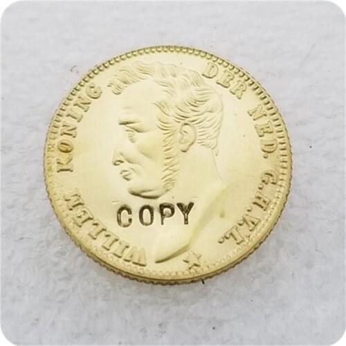 1826,1827 Netherlands 5 Gulden - Willem I COPY COIN