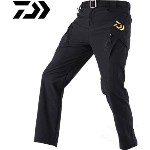 2021 Daiwa Quick-dry Fishing Pants Overalls Spring Outdoor Sports Run Breathable Pants Casual Fishing Trousers