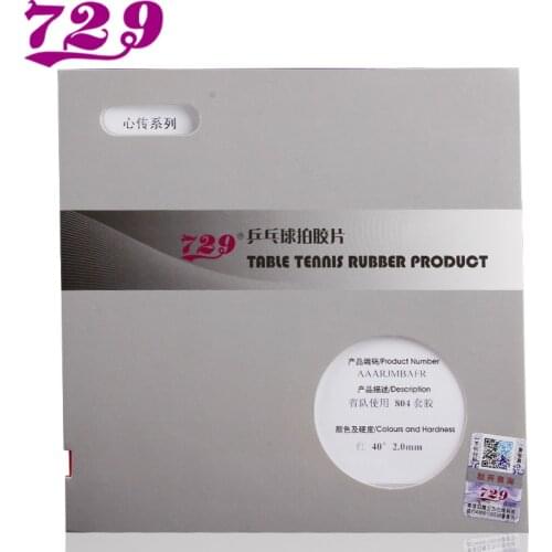 729 Provincial 804 arc-proof table tennis rubber for racket pimples in with H40 2.0MM Thickness spong defensive rubber