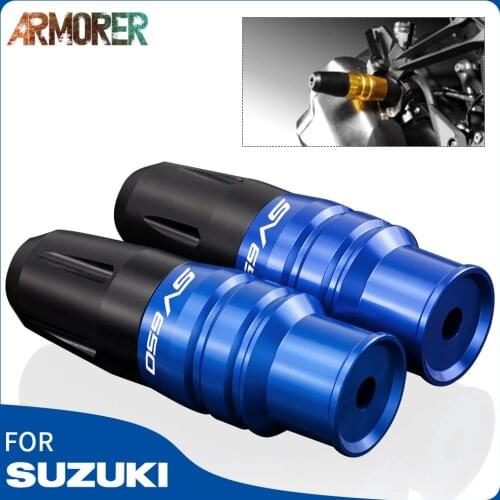 8MM/10MM Universal Motorcycle Accessories parts Exhaust Sliders Crash Falling Protector For SUZUKI SV650/S SV 650 S SV650S