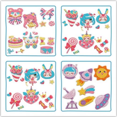 Summer fairy animal series diamond painting, 5D simple art diamond painting tool set, the most popular handicrafts for boys and