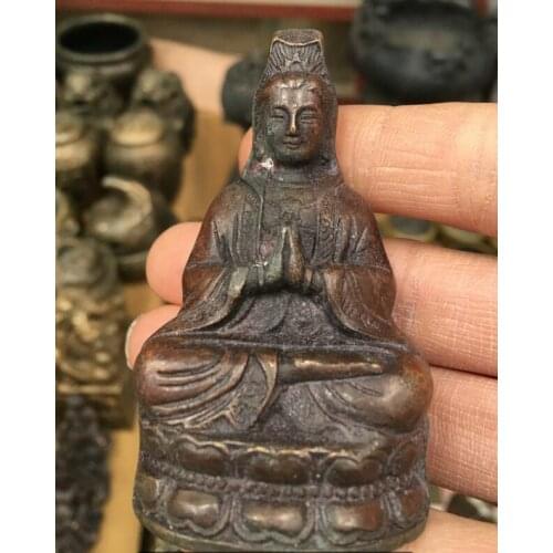 Antique hands Tibetan buddha Bodhisattva Bronze Buddha Statue Decoration