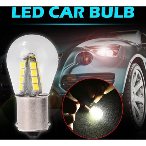 Car LED Brake Signal Light 1156/BA15S 3W 12-24V LED Bulb Car Turn Signal Lamp Reverse Light Auto Red White Yellow